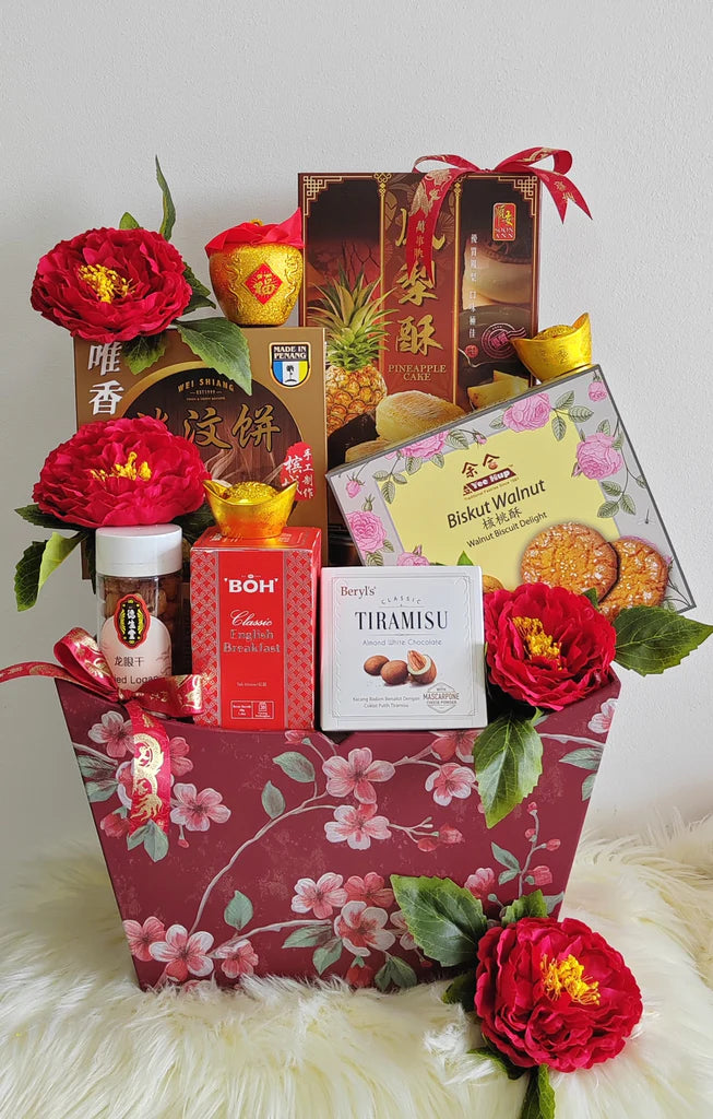 CNY GIFTS BASKET SNACKS
